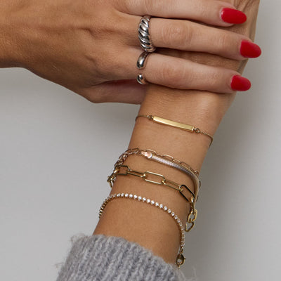 Paper Clip Chain Bracelet