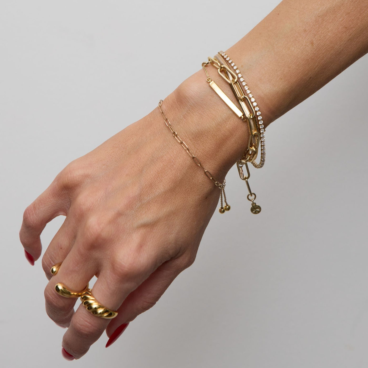 Paper Clip Chain Bracelet