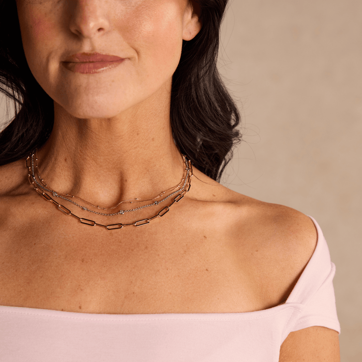 Paper Clip Chain Necklace