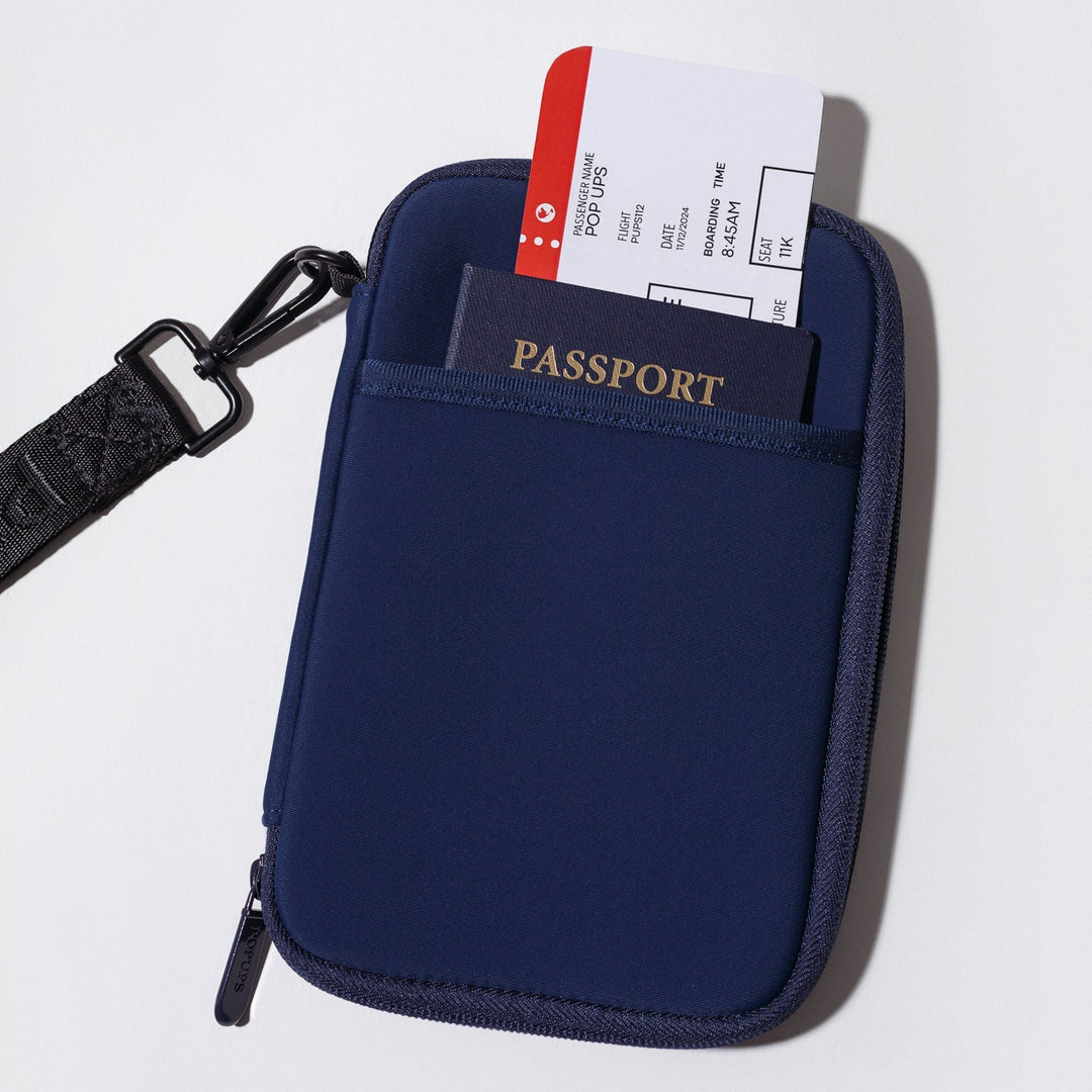 PASSPORT WALLET DEEP BLUE