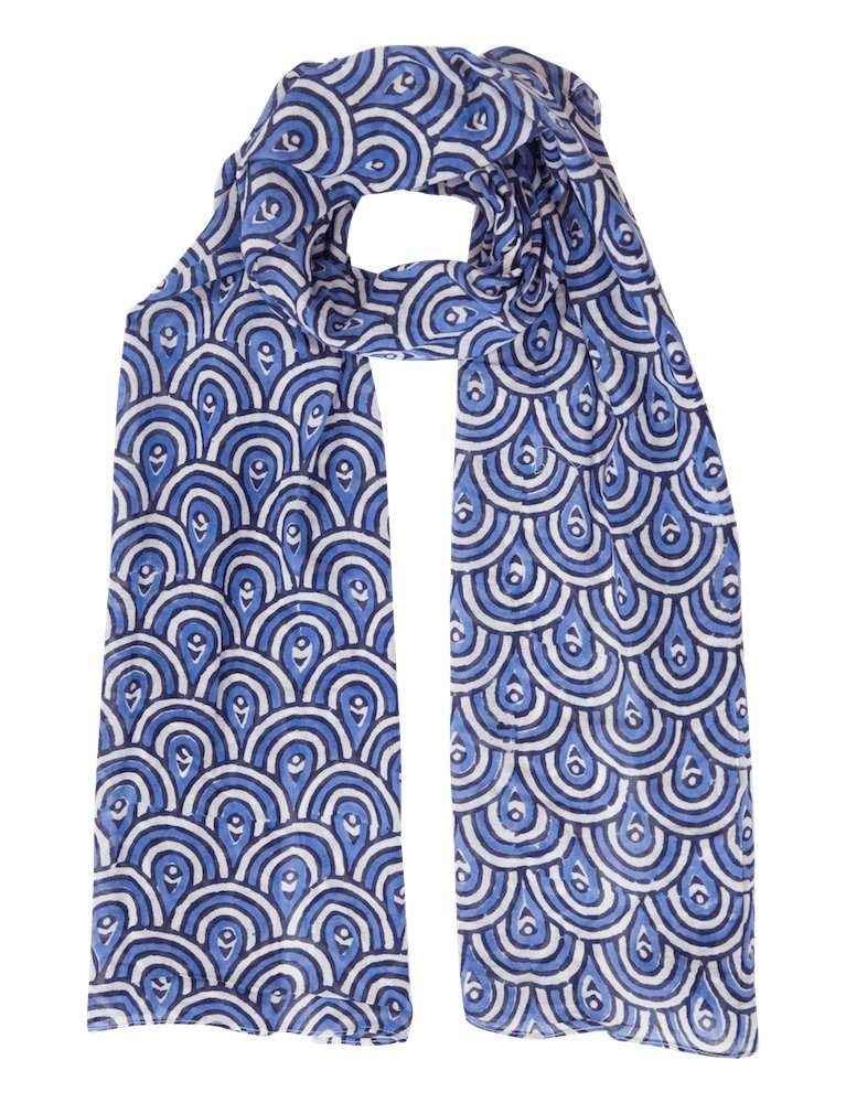 Peacock Blue Scarf