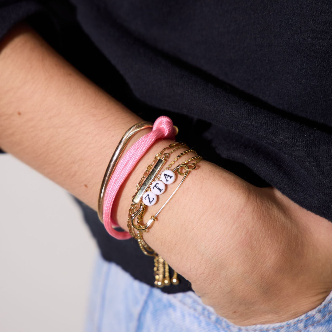 Pink Cord Bracelet
