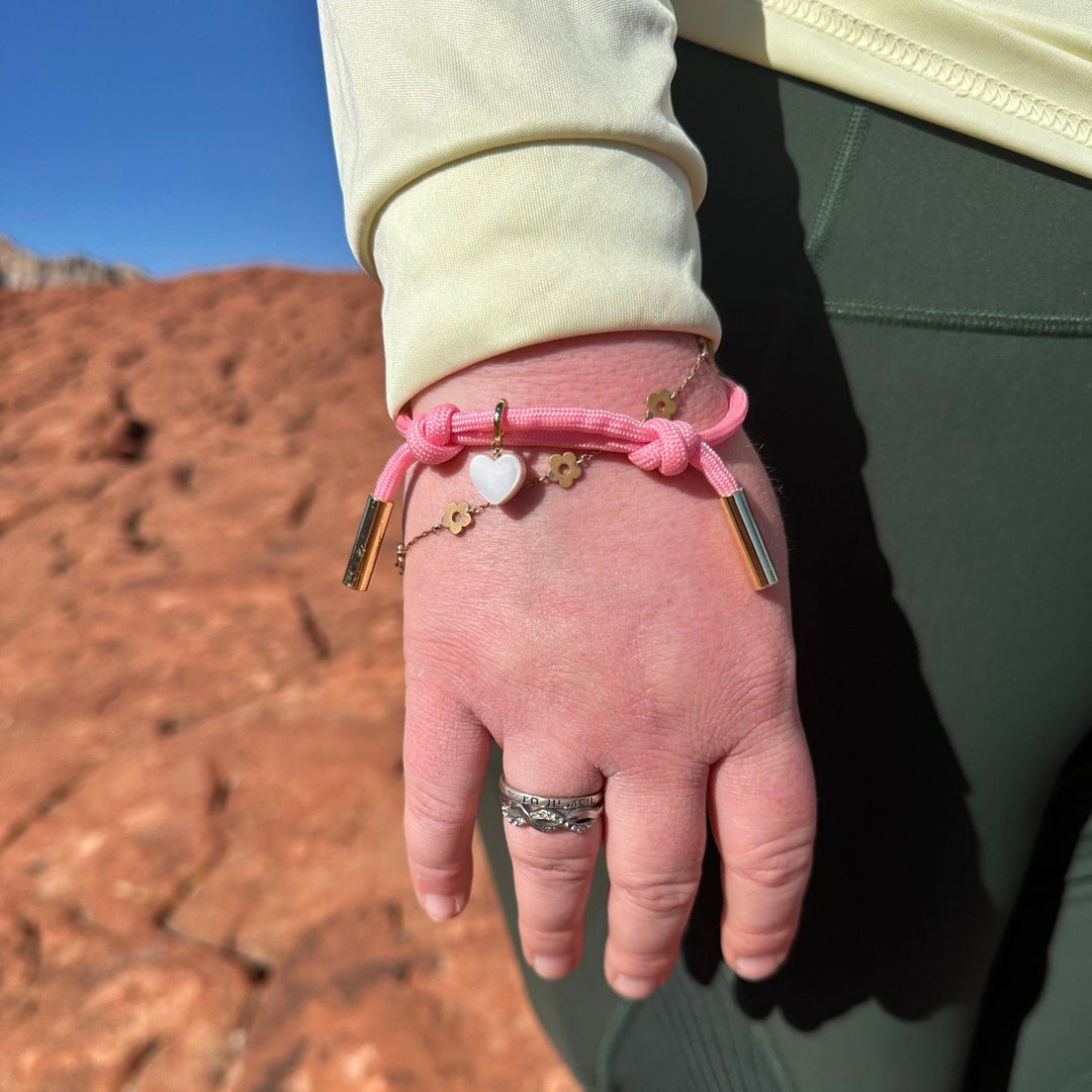 Mother of Pearl Heart Charm