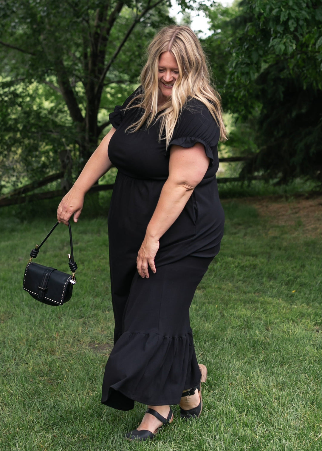 Amy Puff Sleeve Maxi Dress - FINAL SALE