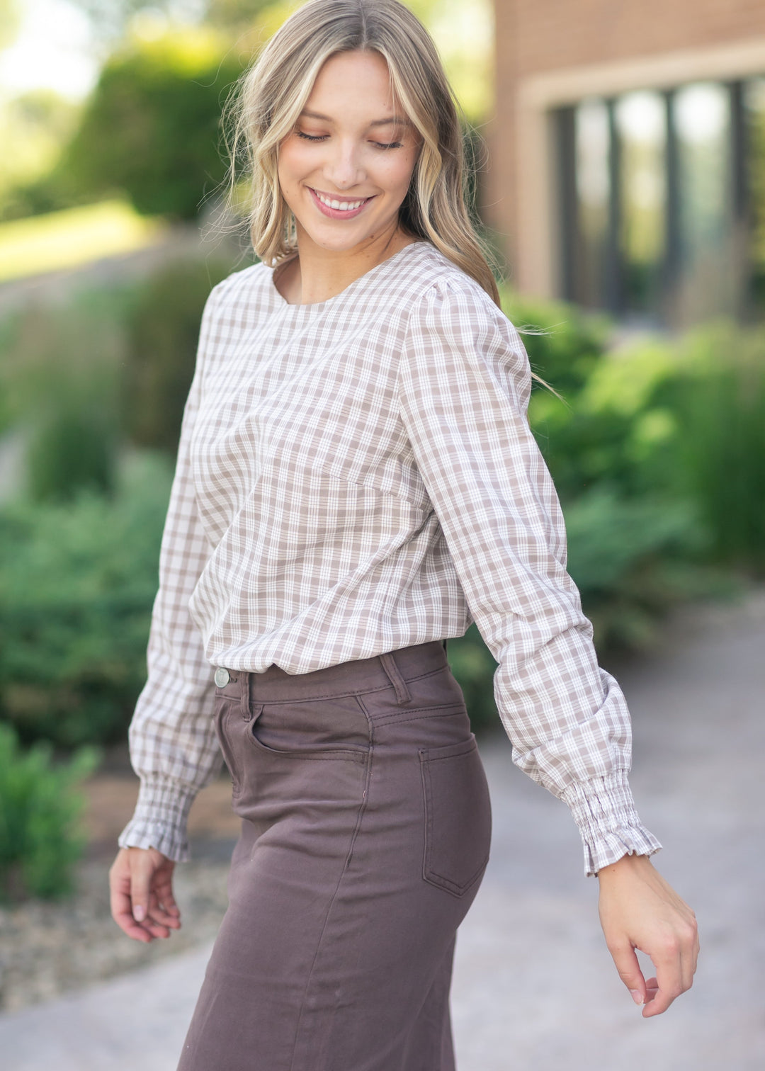Blake Cinched Sleeve Blouse