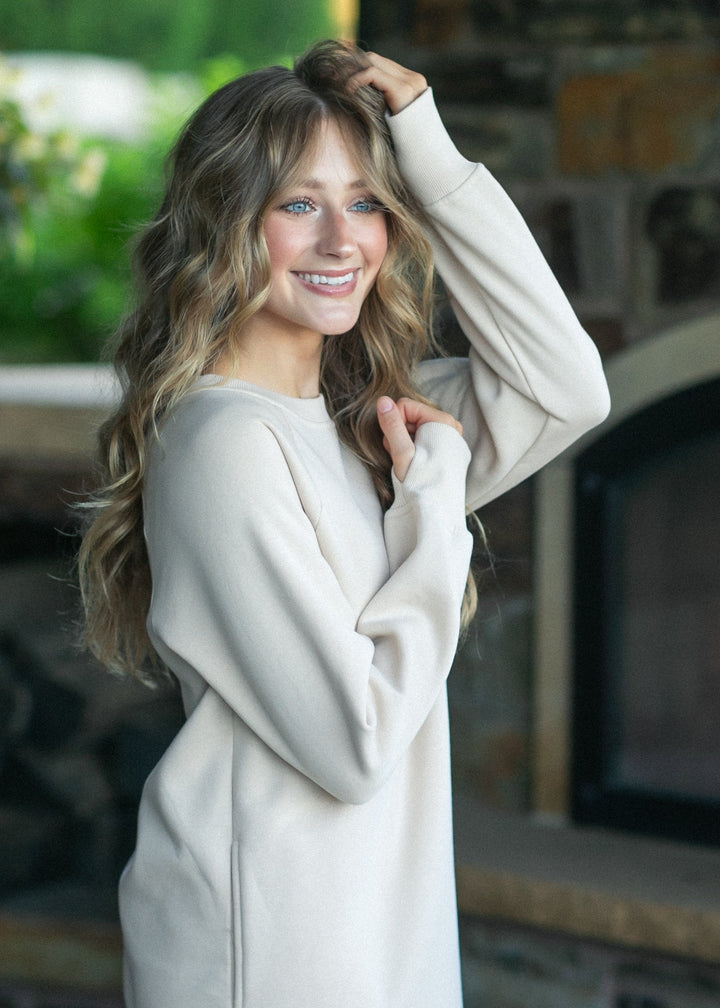 Nova Crewneck Sweatshirt Dress