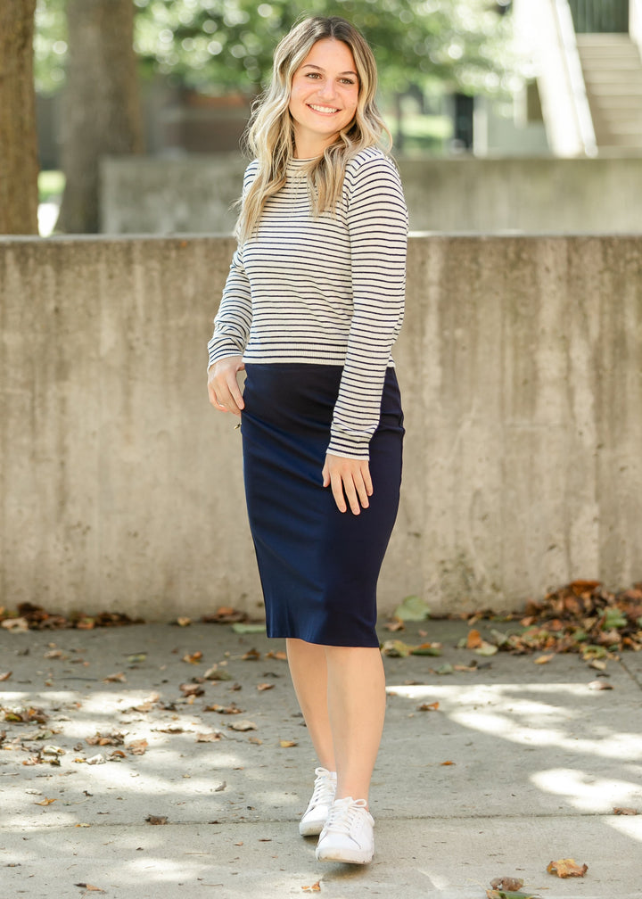 Quinn Knit Midi Skirt