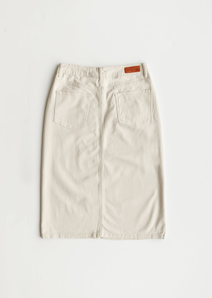 Remi Cloud Denim Midi Skirt