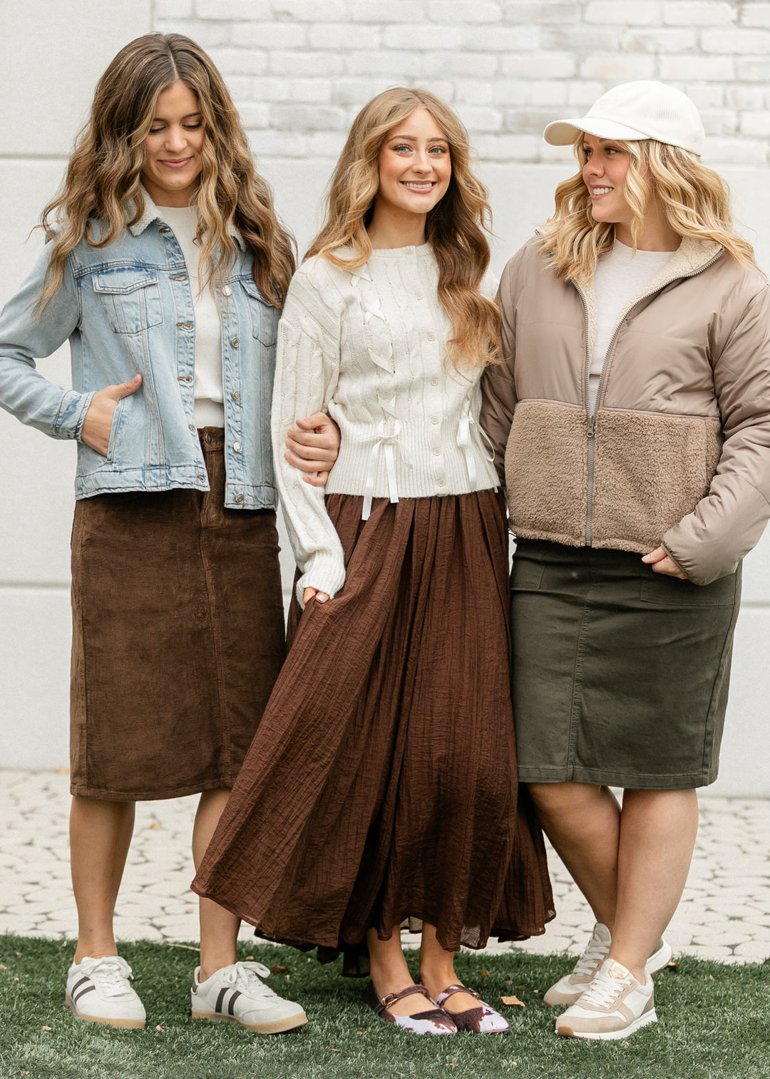 Remi Corduroy Midi Skirt