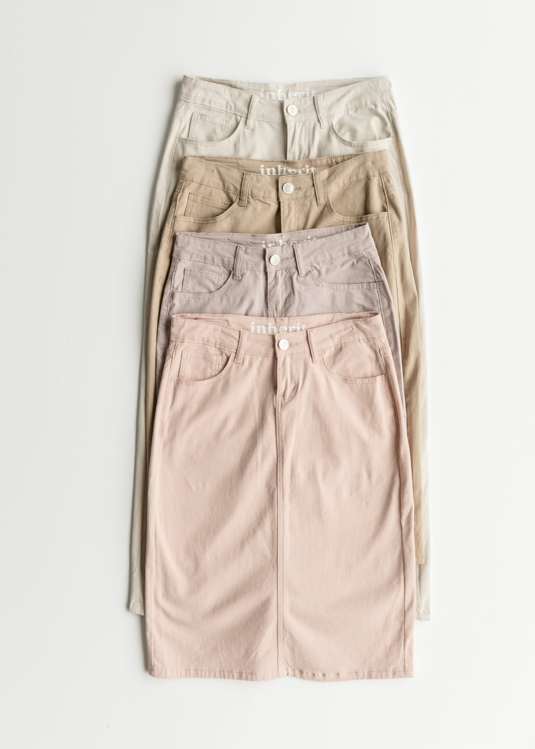 Remi Lilac Denim Midi Skirt - FINAL SALE