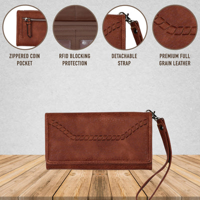 RFID Morgan Clutch Wallet by Lady Conceal