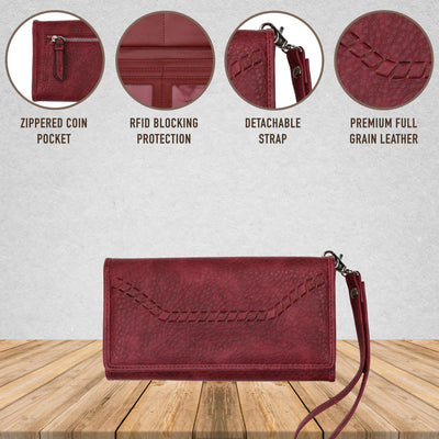 RFID Morgan Clutch Wallet by Lady Conceal