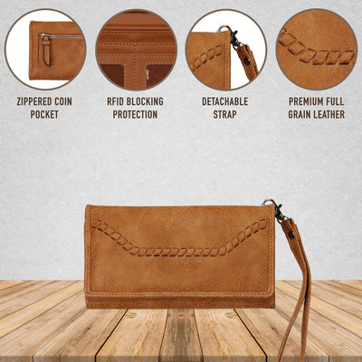 RFID Morgan Clutch Wallet by Lady Conceal