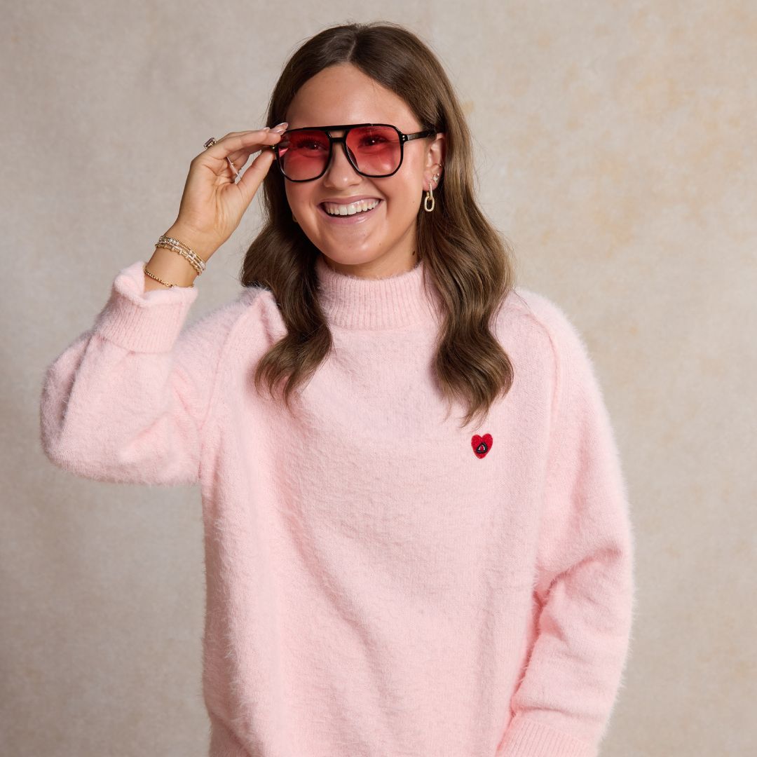 Gold Pavé Double Link Hoops