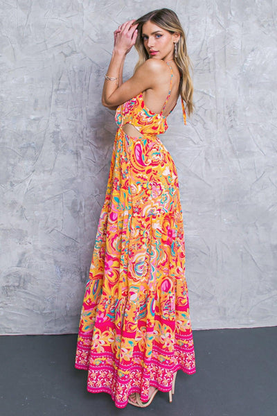 SWEET BEAUTY WOVEN MAXI DRESS