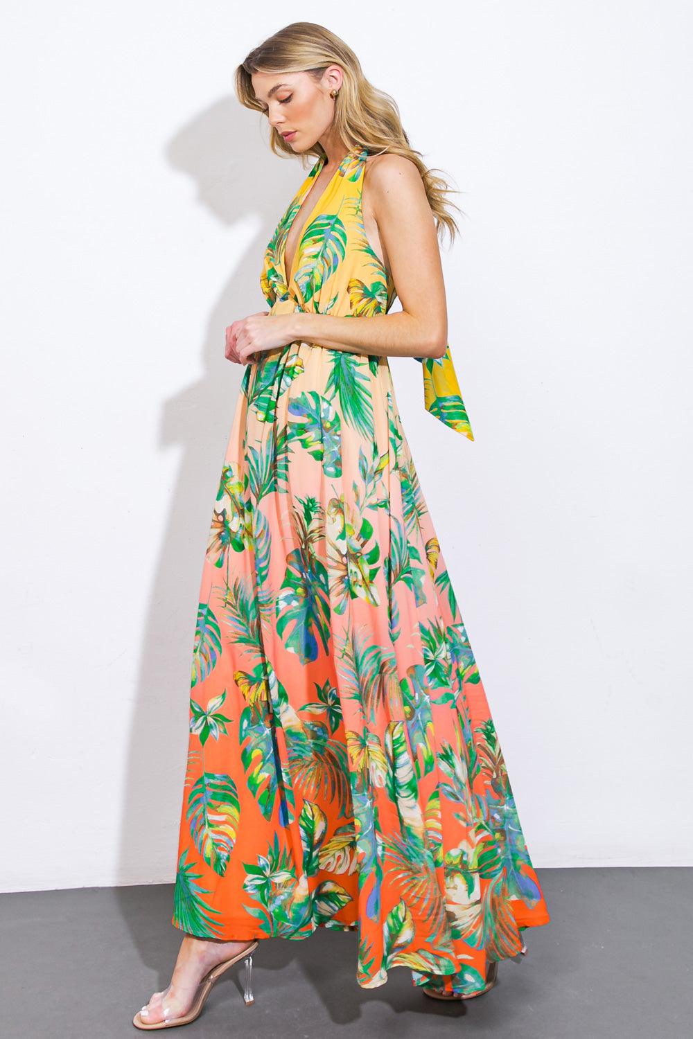 ADORABLE DAYS WOVEN MAXI DRESS