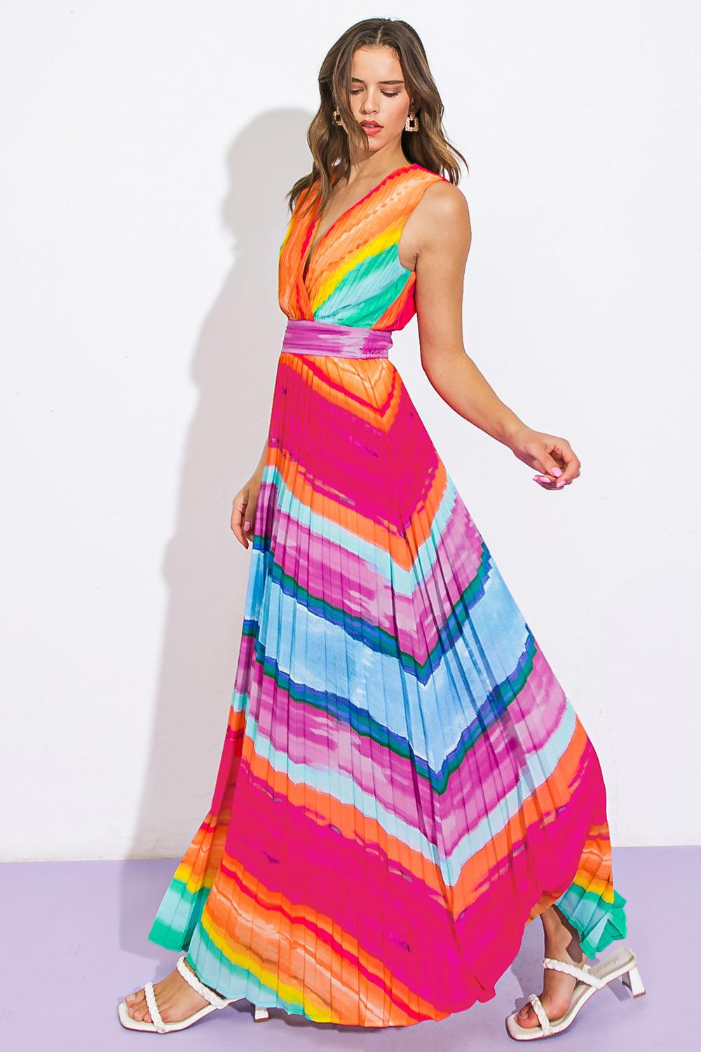 SHORE VACAYS WOVEN MAXI DRESSS