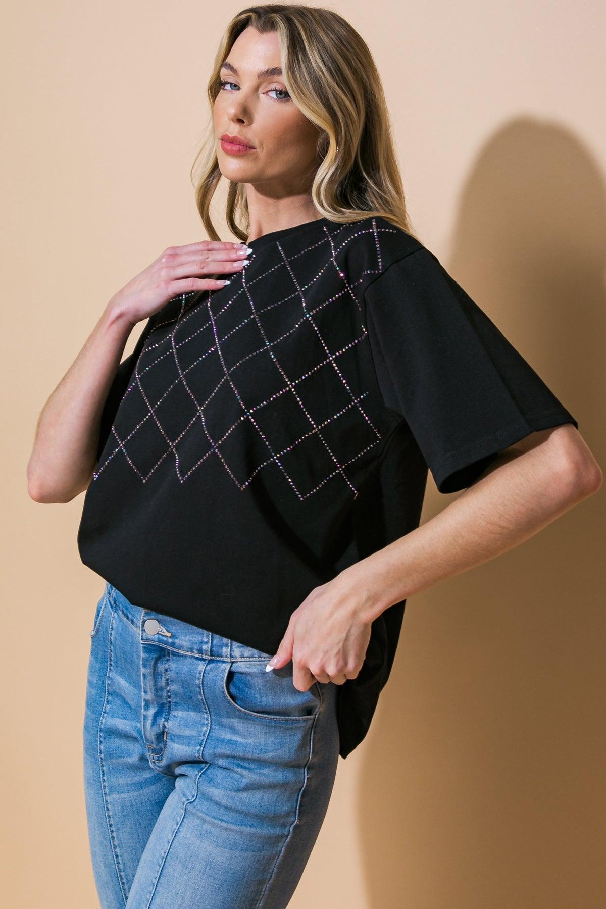 PRETTY PERCEPTION KNIT TOP