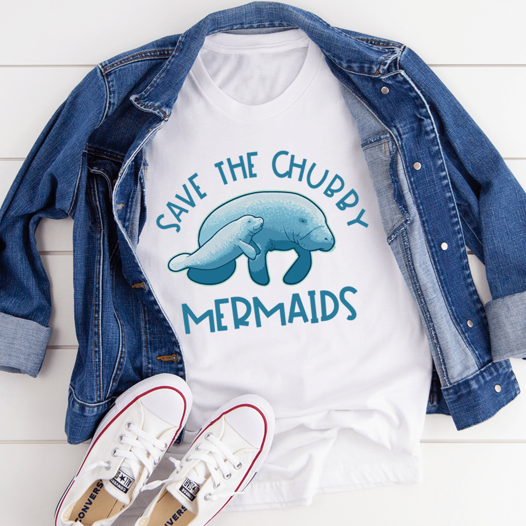 Save The Chubby Mermaids Tee