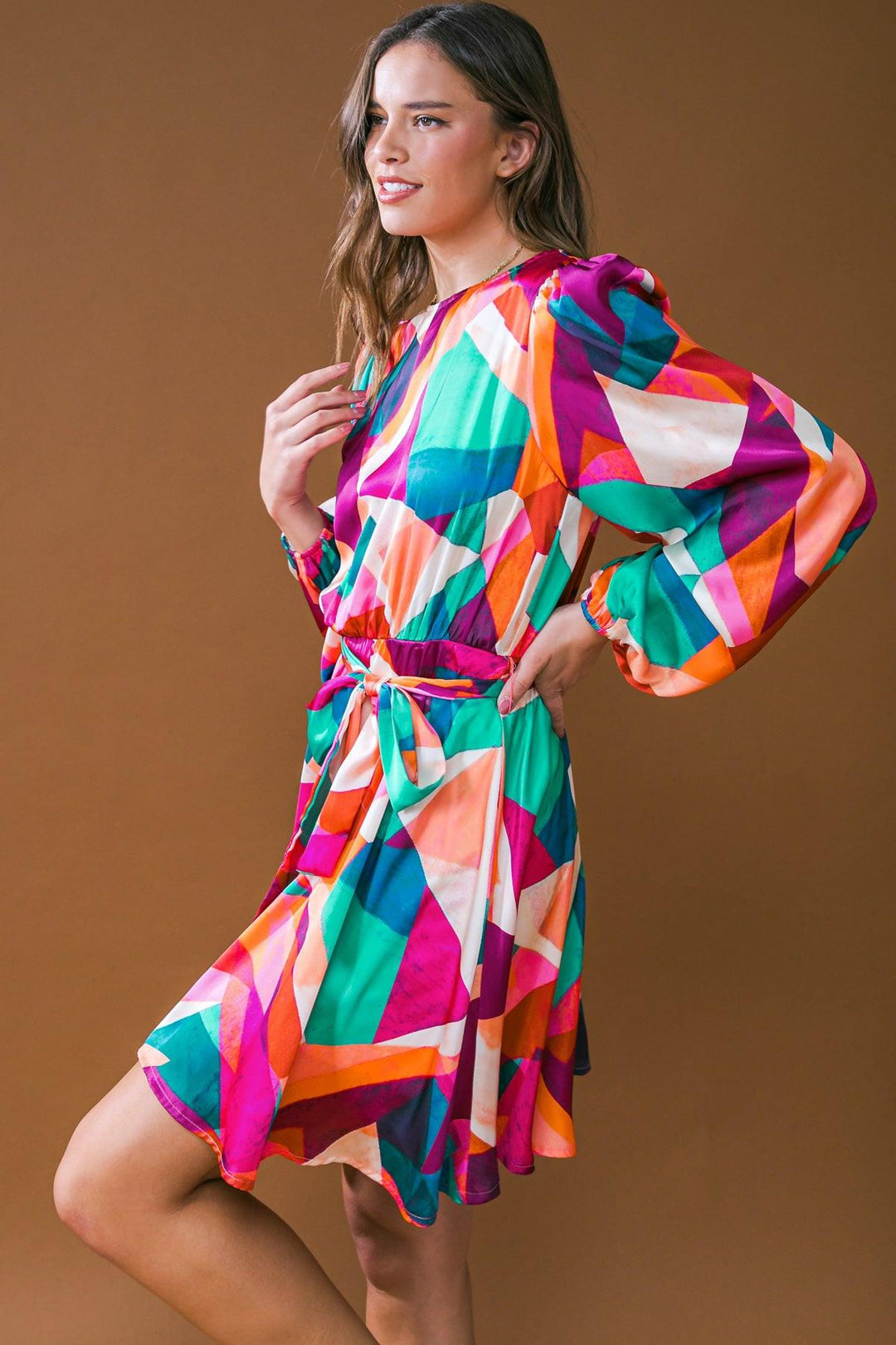 EXCITED FOR THIS WOVEN MINI DRESS