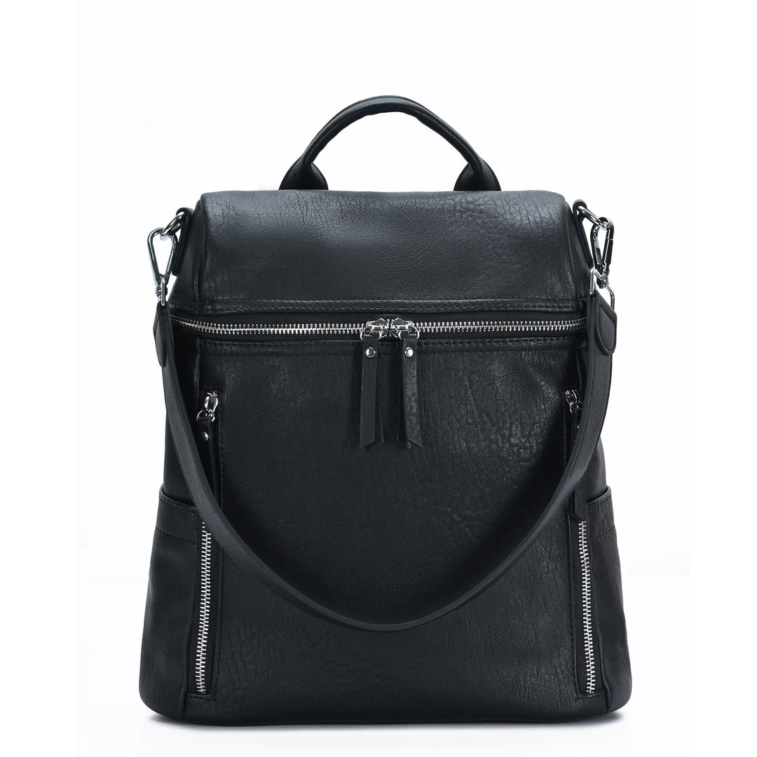 Sienna Utilitarian Shoulder Backpack Purse