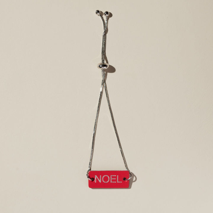 Silver Custom ID Bolo Bracelet