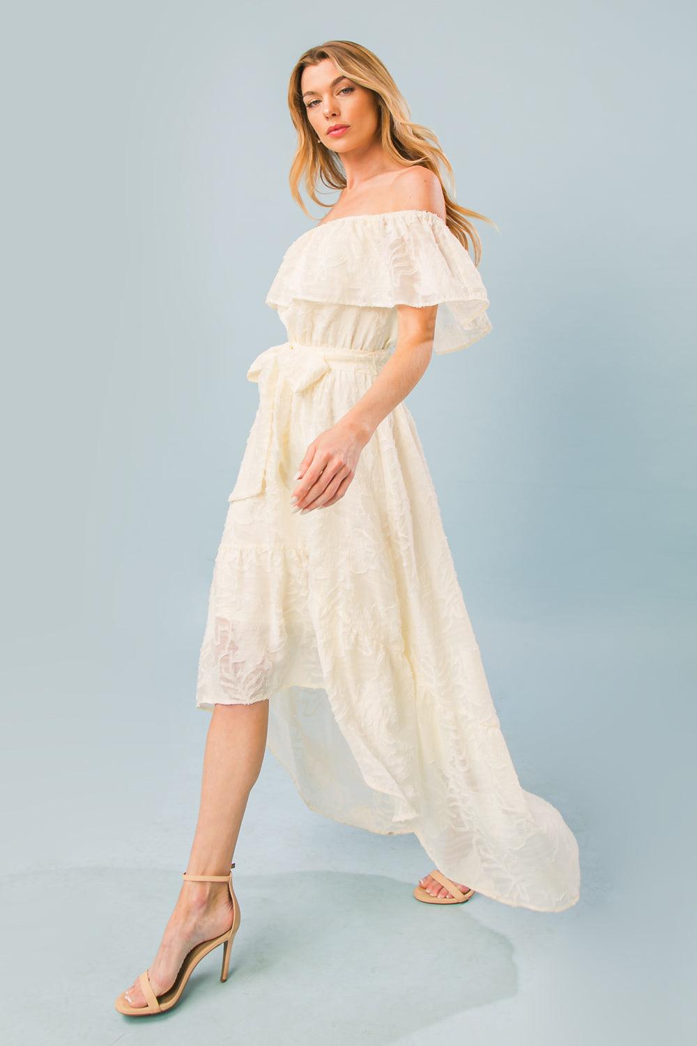 ONLY OTHER MEMORY WOVEN HI-LO MAXI DRESS