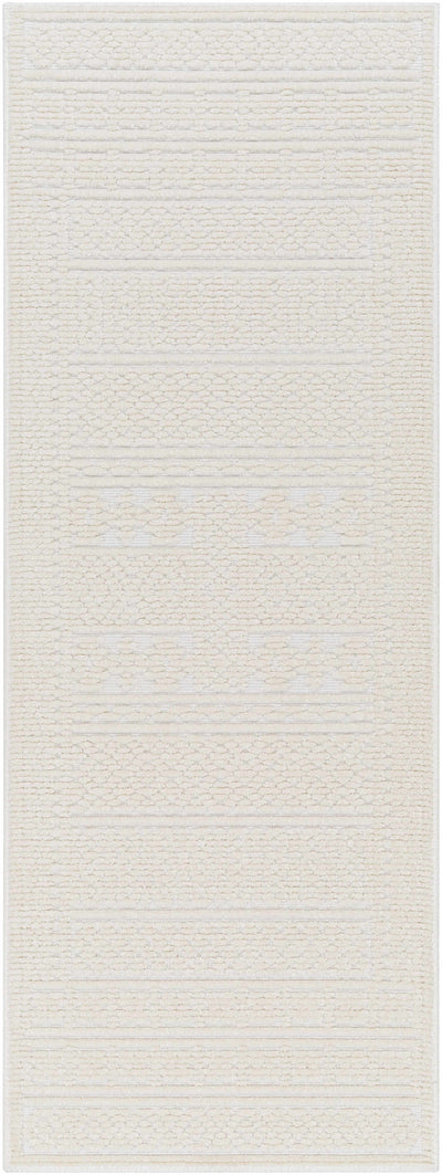 Bahar Cream Washable Area Rug