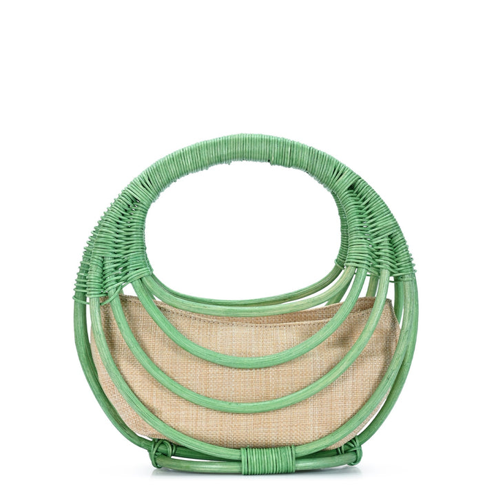 Solana Bamboo Straw Satchel
