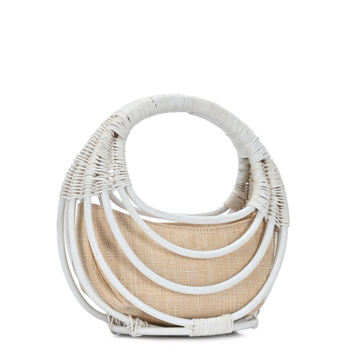 Solana Bamboo Straw Satchel