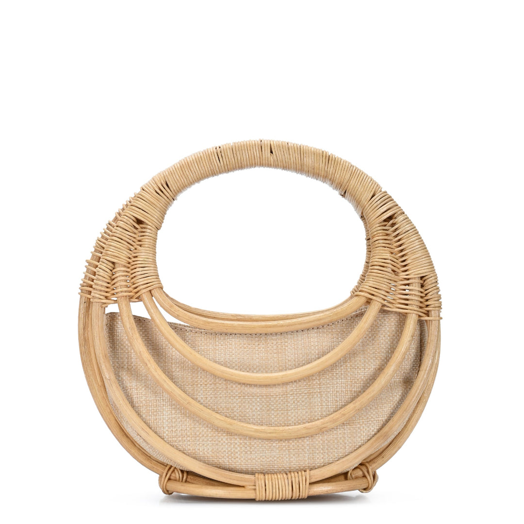 Solana Bamboo Straw Satchel