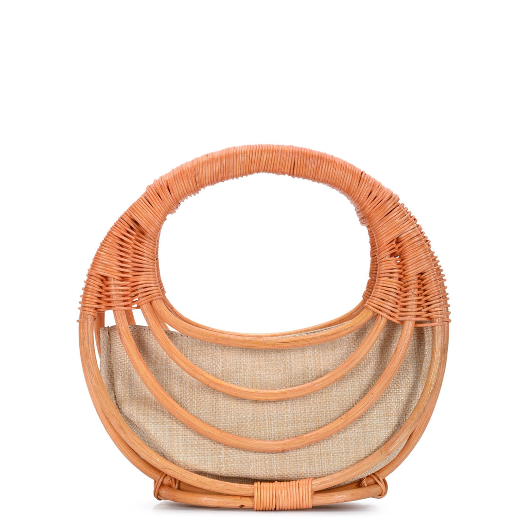 Solana Bamboo Straw Satchel