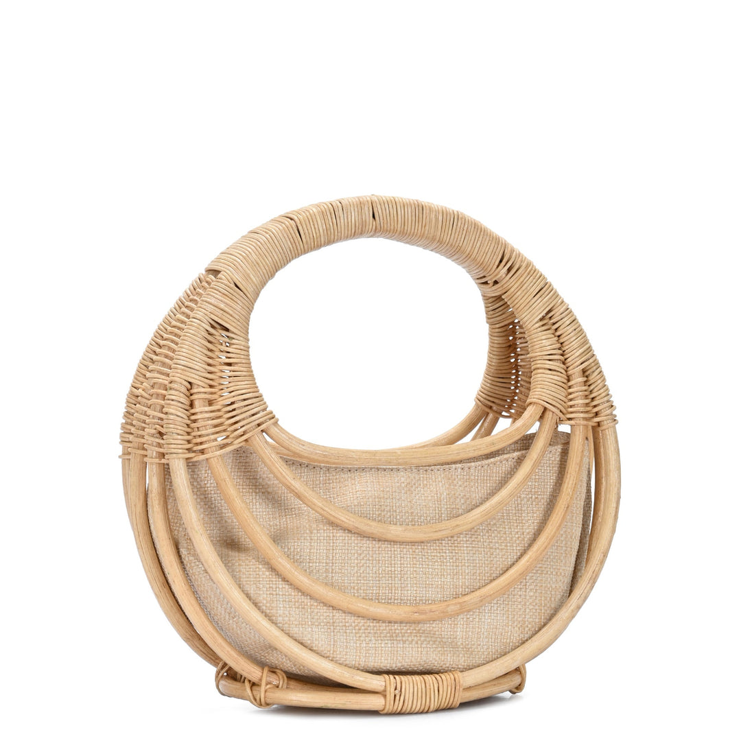 Solana Bamboo Straw Satchel