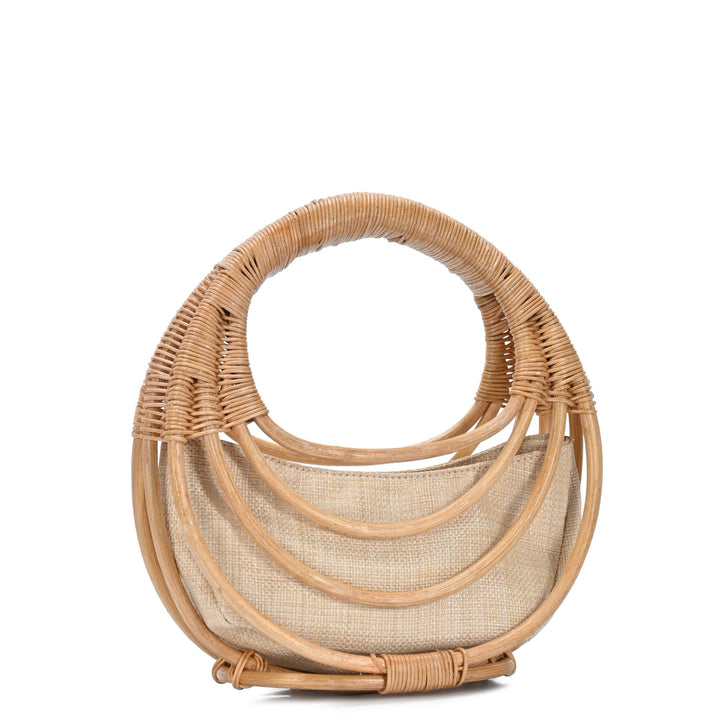 Solana Bamboo Straw Satchel
