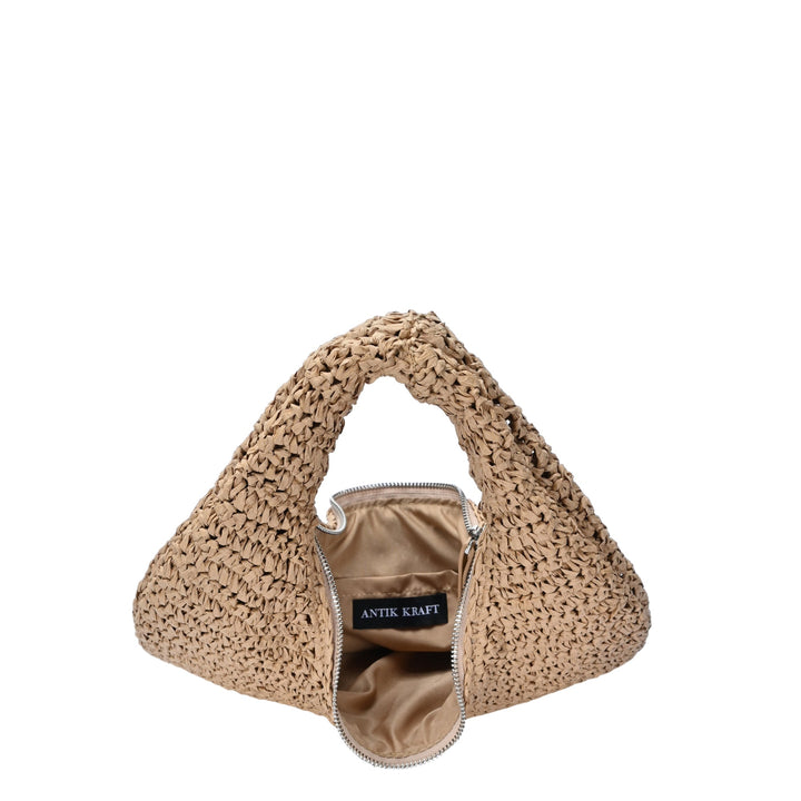 Solea Straw Clutch Bag