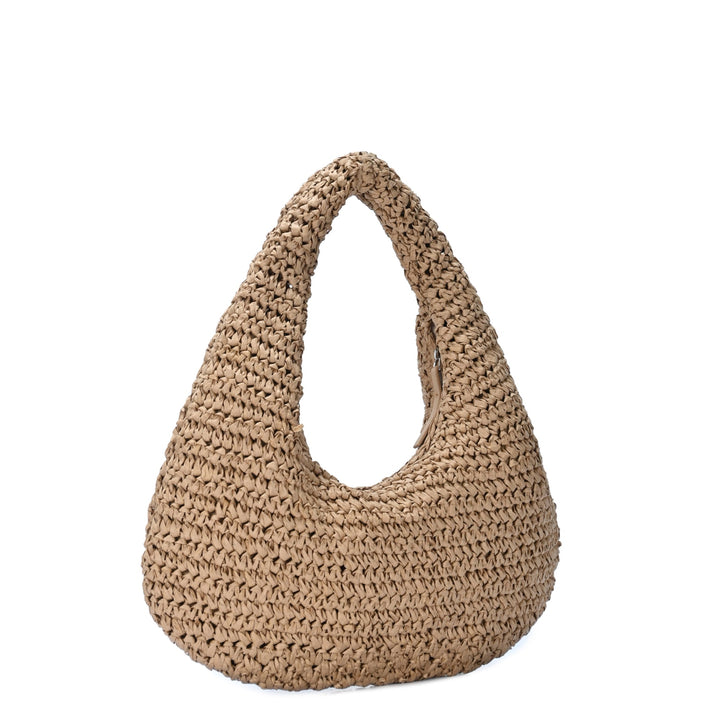 Solea Straw Clutch Bag