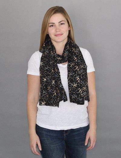 Splatter Dot Scarf - Organic Cotton