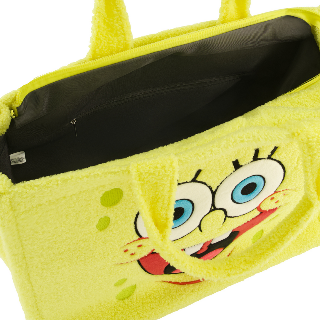 SpongeBob Yellow Travel Tote with Trolley Strap