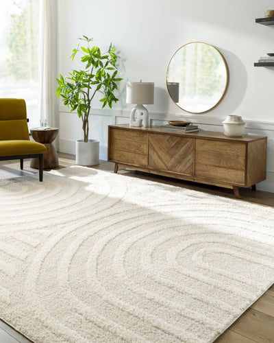 Arnel Cream Area Rug