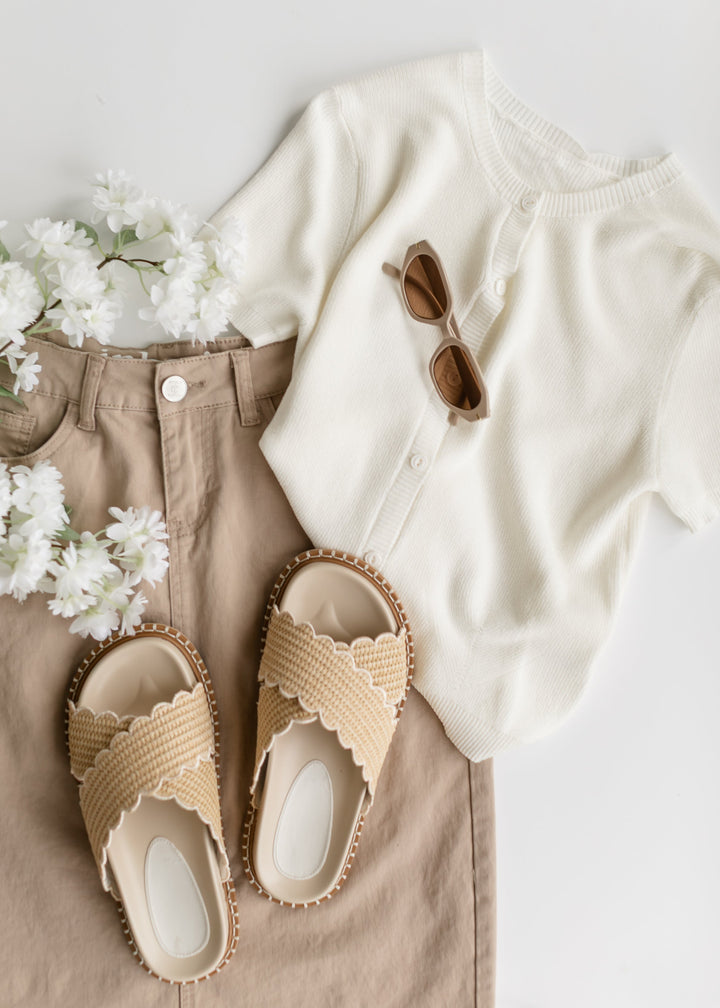 Stella Simply Taupe Denim Maxi Skirt