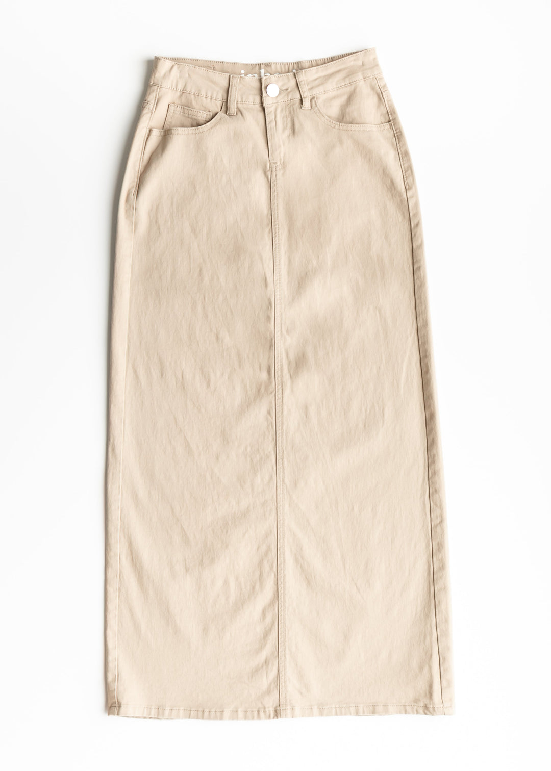 Stella Simply Taupe Denim Maxi Skirt