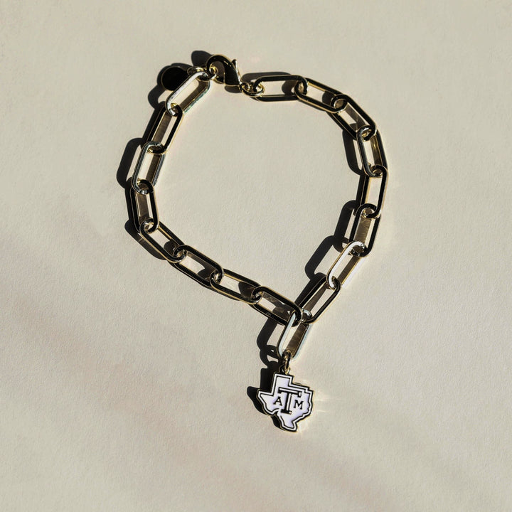 Texas A&M University Charm Bracelet