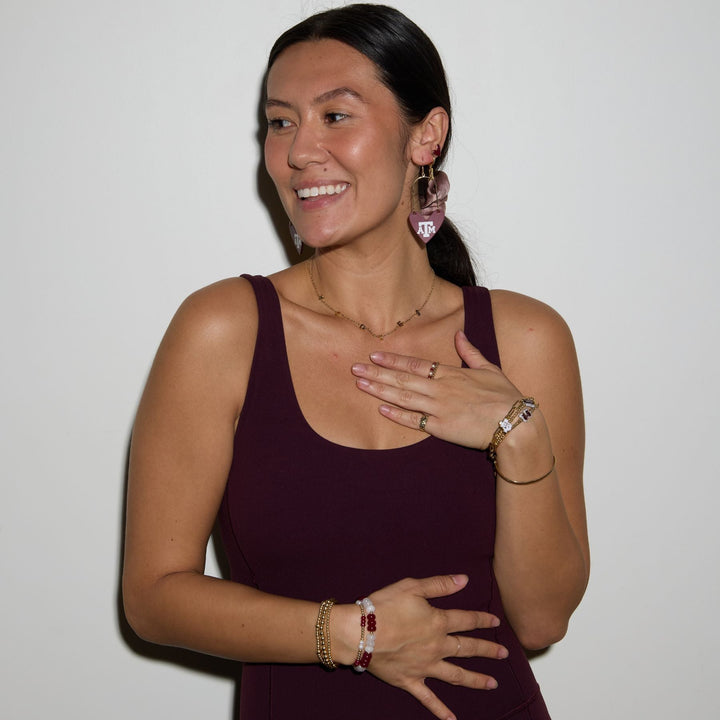 Texas A&M University Charm Bracelet