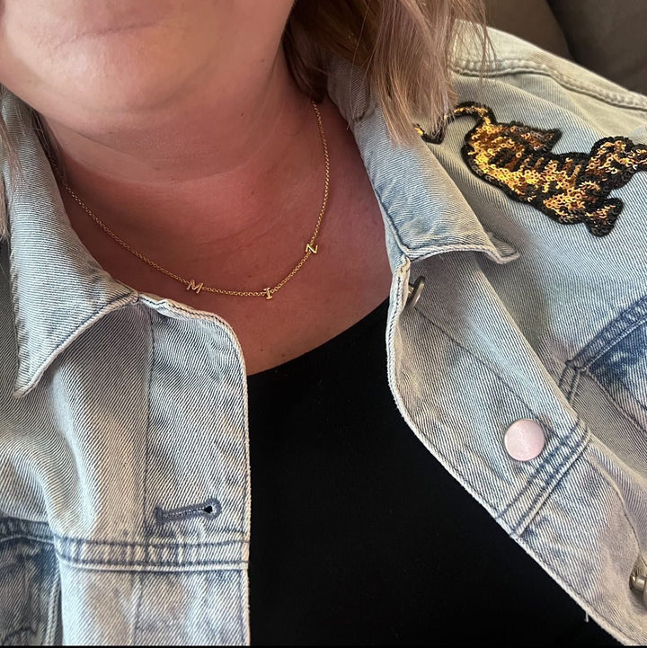 University of Missouri MIZ Initial Necklace