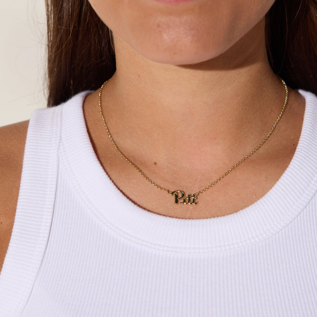 University of Pittsburgh Initial Necklace