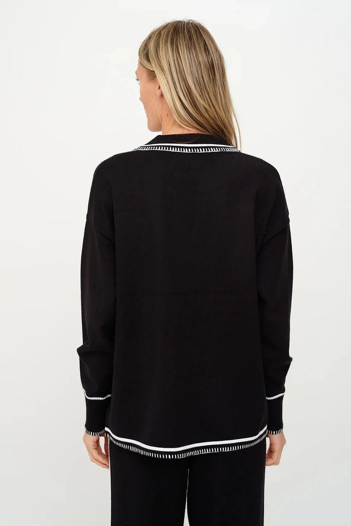 SIX FIFTY | Kellie Stitched V-Neck Top