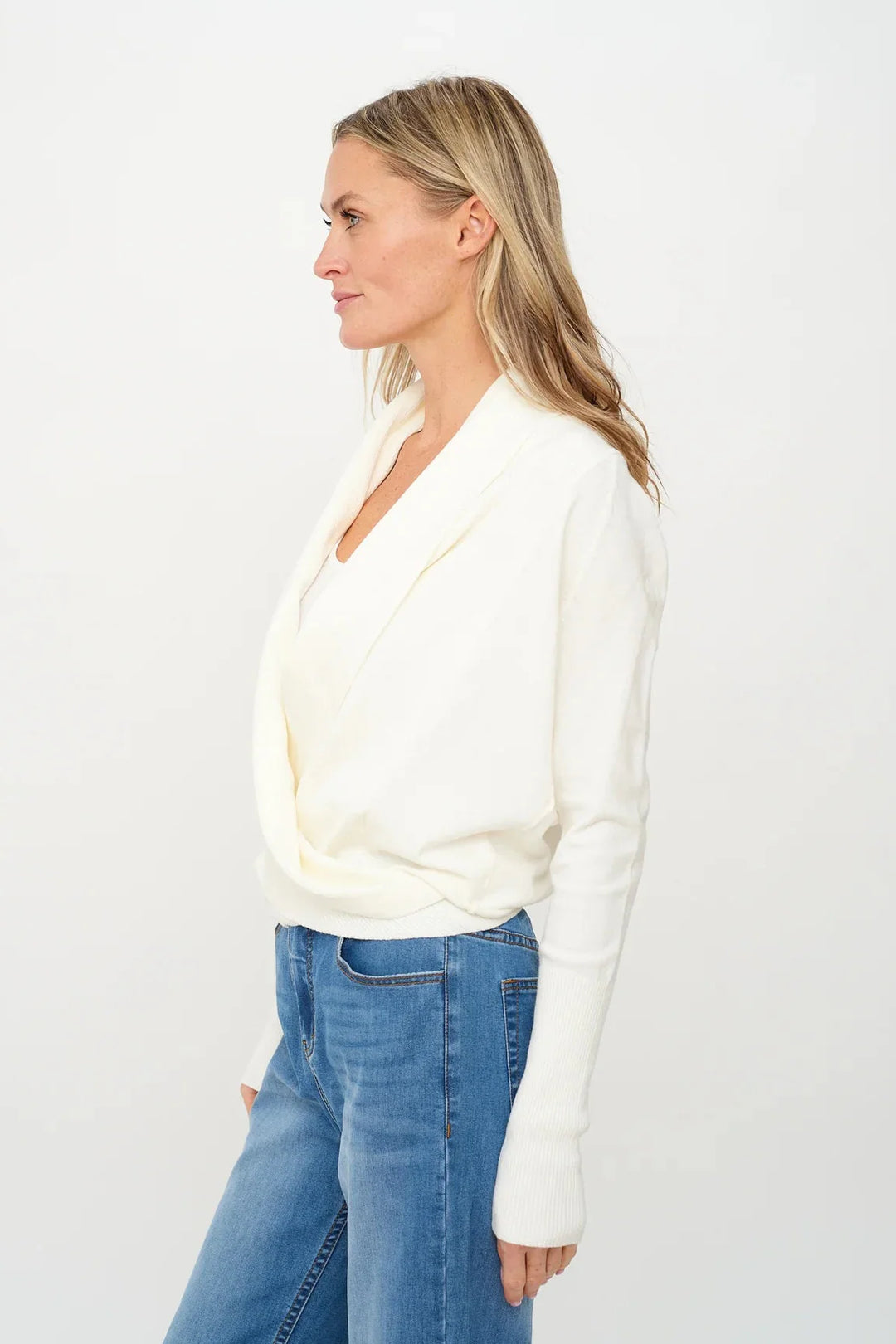 SIX FIFTY | ELLIE CRISS CROSS CARDIGAN - IVORY