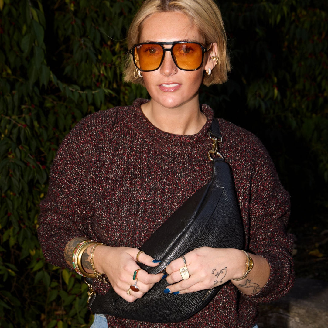 Verona Belt Bag in Black