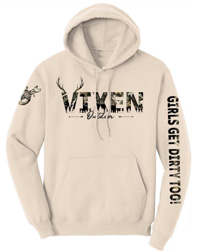 Vixen Huntress Pullover Hoodie - Natural