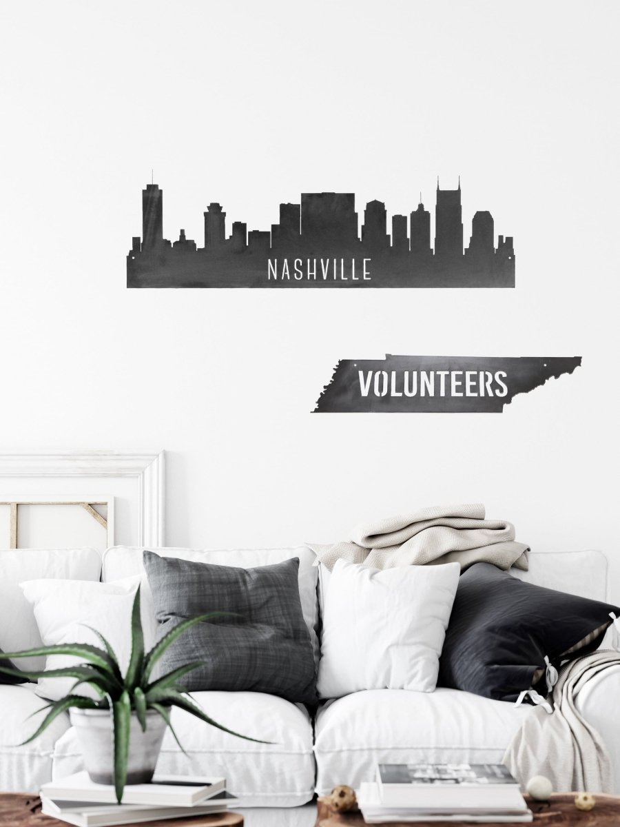 VOLUNTEERS Tennessee Metal Sign